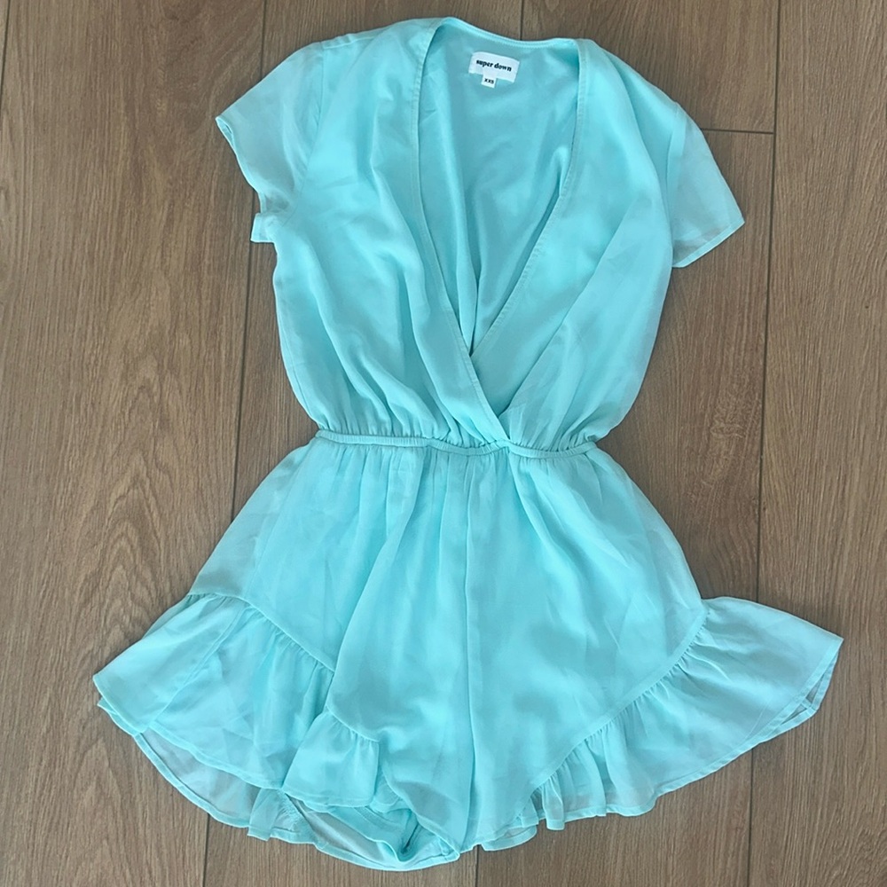 Superdown Short Sleeve Romper - XXS